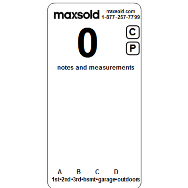 MaxSold 4x2 Lot Stickers – MaxSold Store